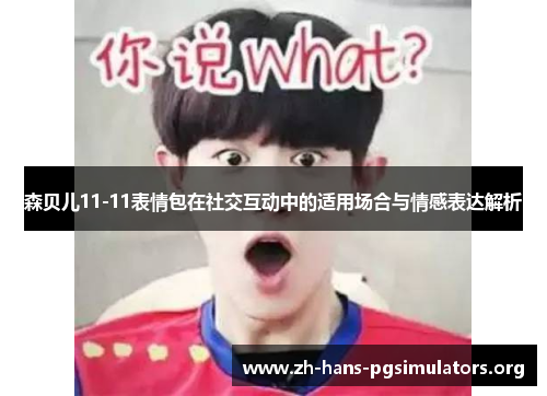 森贝儿11-11表情包在社交互动中的适用场合与情感表达解析 森贝儿11-11表情包在社交互动中的适用场合与情感表达解析